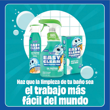 Haz que la limpieza de tu baño sea el trabajo más fácil del mundo