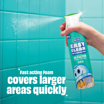 Fast acting foam covers larger areas quickly