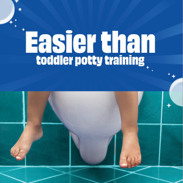 Easier than toddler potty training