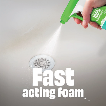 Fast acting foam