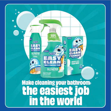 Make cleaning your bathroom the easiest job in the world