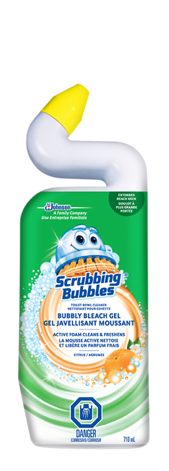 Scrubbing Bubbles Gel javellisant moussant - agrumes