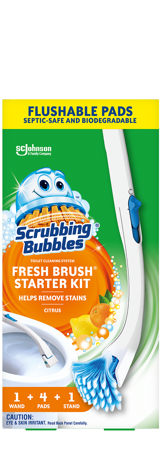 Scrubbing Bubbles Fresh Brush Starter Kit And Caddy