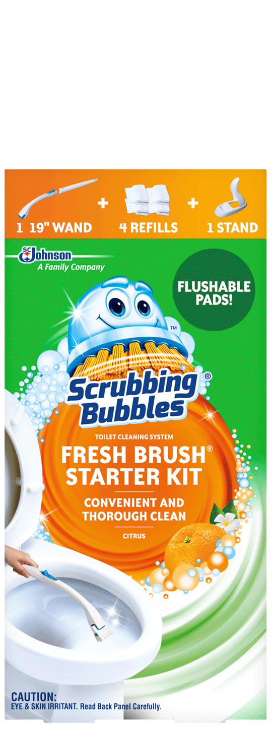 Scrubbing Bubbles Fresh Brush Kit inicial y organizador